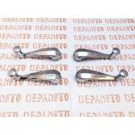 Jeu de 4 manivelles chromées