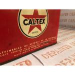 ANCIEN BIDON D'HUILE CALTEX MOTOR OIL