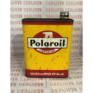 ANCIEN BIDON D'HUILE POLAROIL