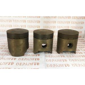 Jeu de 3 pistons fonte TRACTEUR RENAULT Ø 90mm
