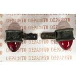 Paire de feux rouge et blanc