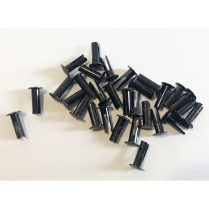 30 Rivets noirs pour fixation tresse à capot