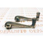 Jeu de 2 manivelles lève glaces nickelées