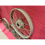 Jeu de 4 Roues à rayons pour pneus à talons 700x80 - 700x85