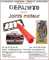 Catalogue Joints moteur Depanoto