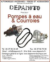 Catalogue Pompes à eau & Courroies  Depanoto